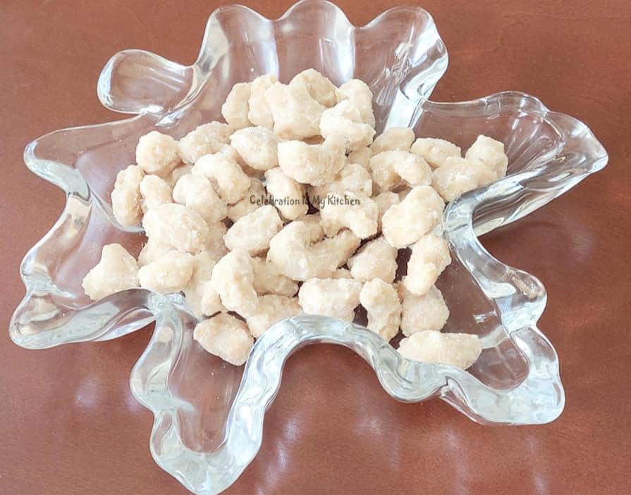 Frosted or Sugar Coated Cashew Nuts