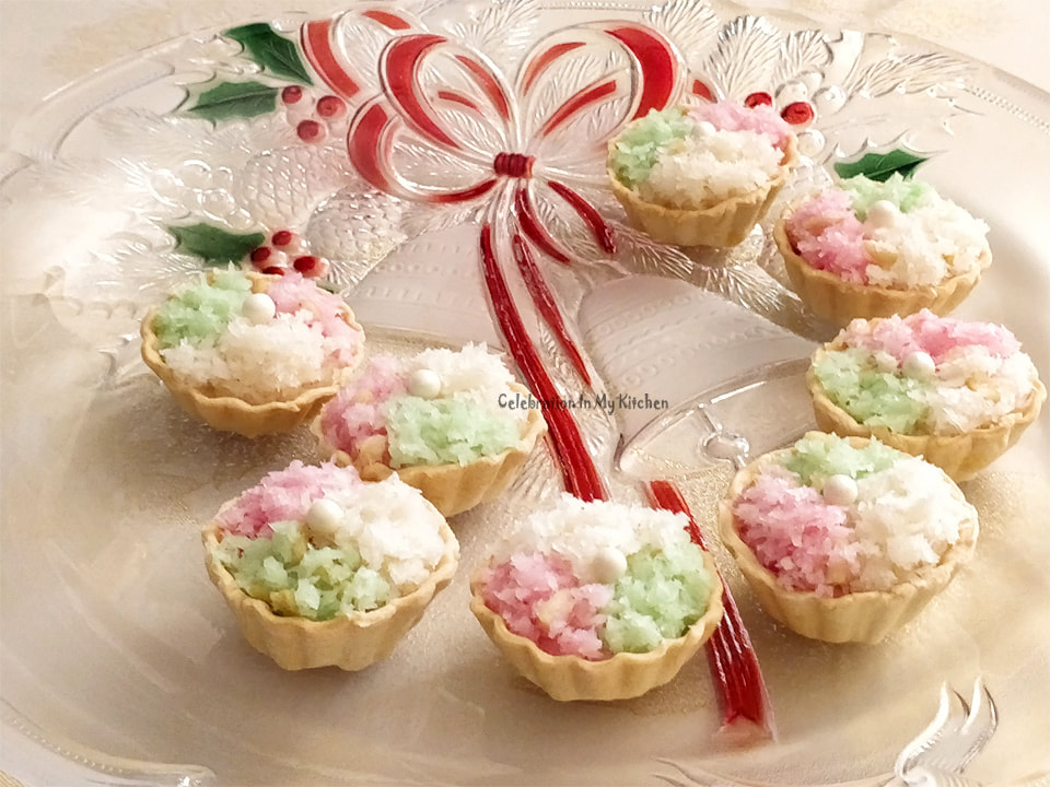 Christmas Coconut Baskets/Tartlets