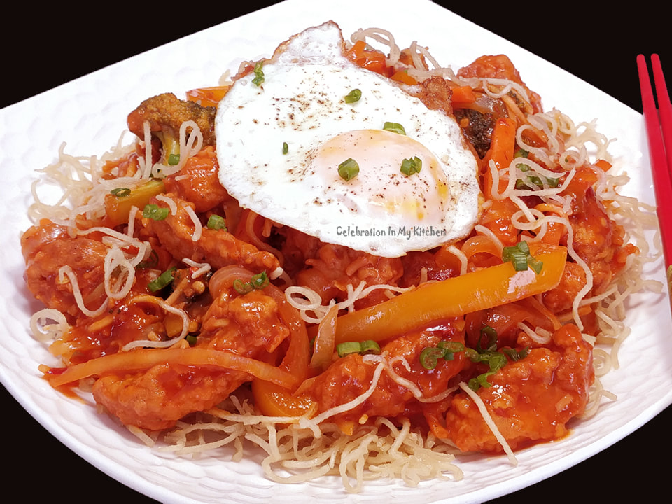 American Chop Suey (Indo-Chinese)