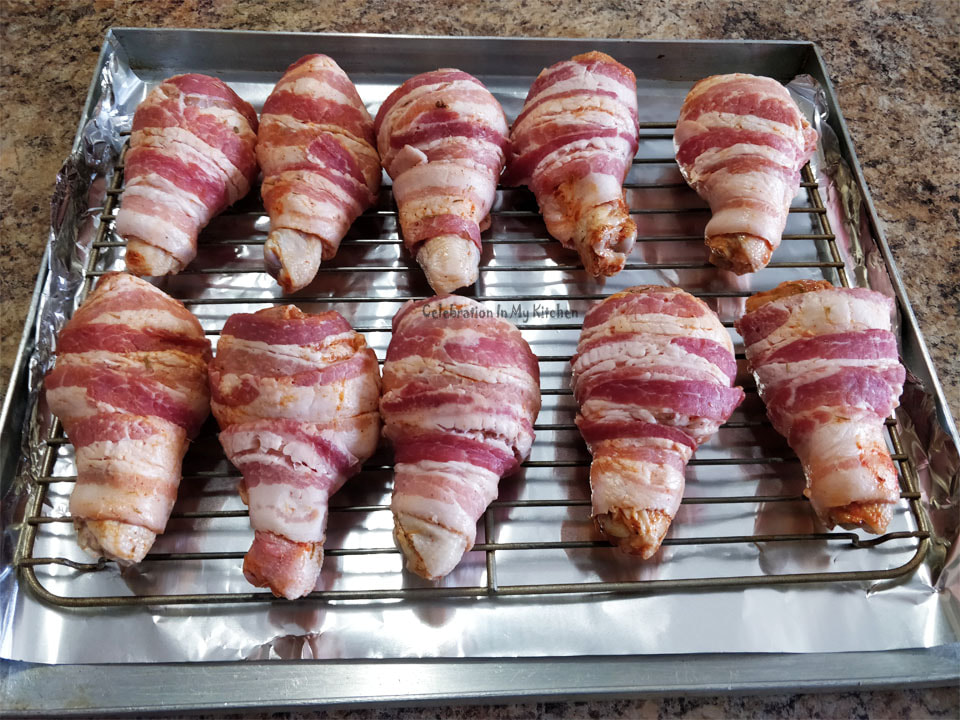 Bacon-Wrapped Chicken Drumsticks