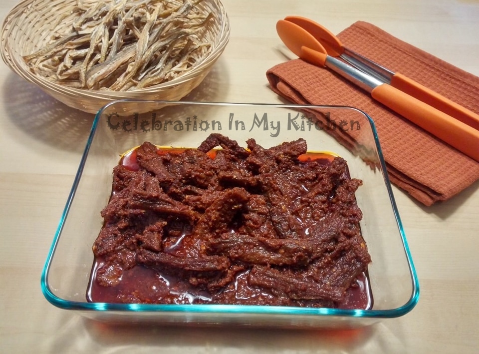 Dry Bombay Duck Pickle (Bombil Pickle)