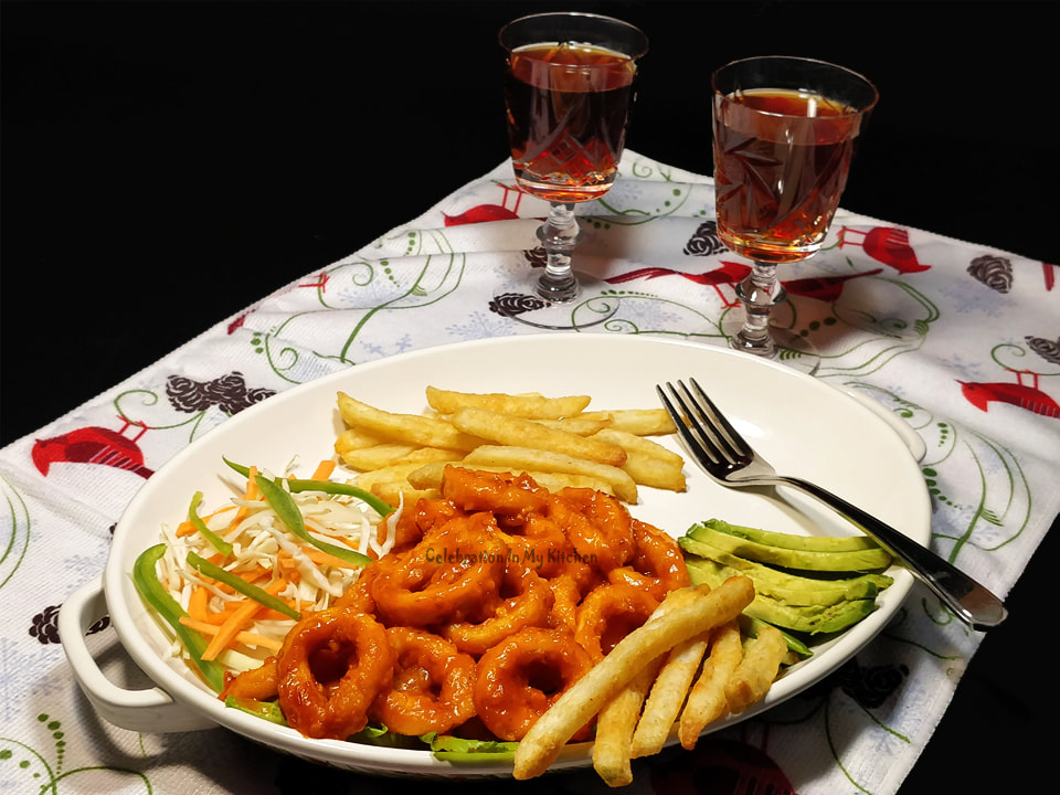 Delicious Sweet & Spicy Squid Rings