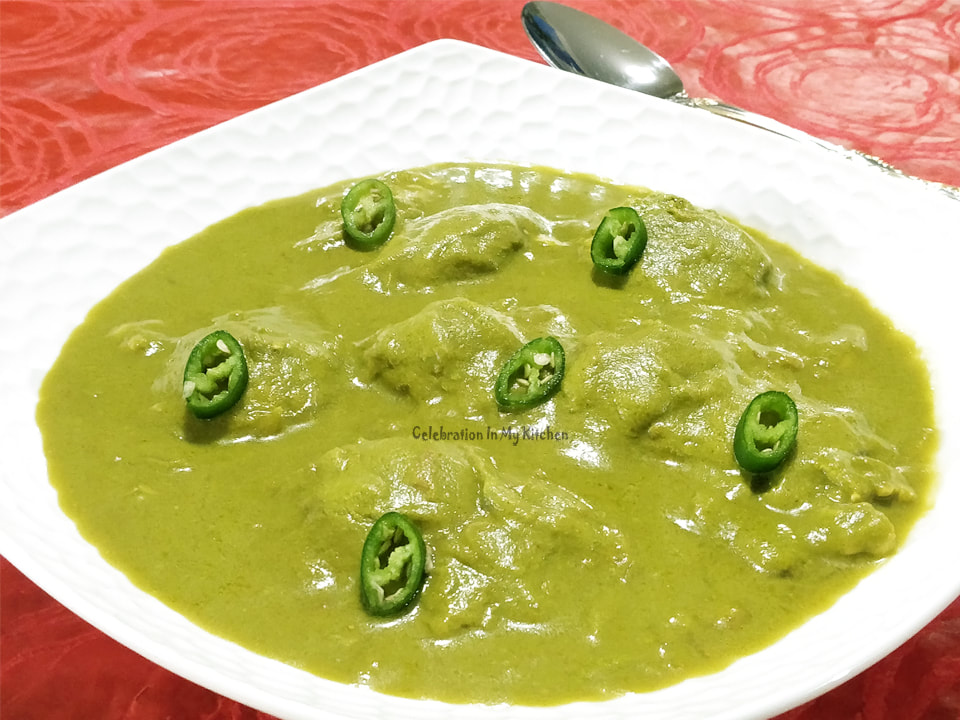 Goan Green Egg Drop Curry