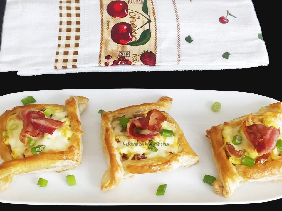 Egg, Bacon & Cheese Pastry Puffs