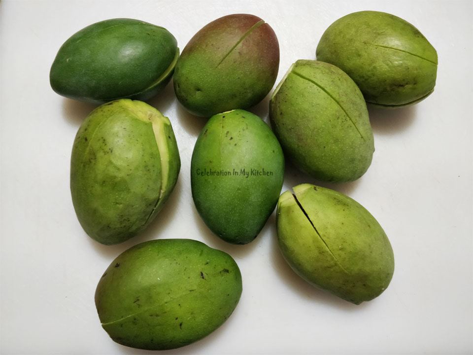 Miskut (Goan Stuffed Mango Pickle)