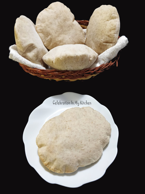 Homemade Whole Wheat Pita Bread
