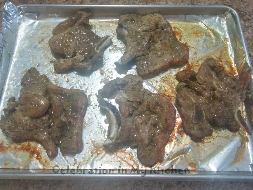 Baked Pork Chops (Goan Style)