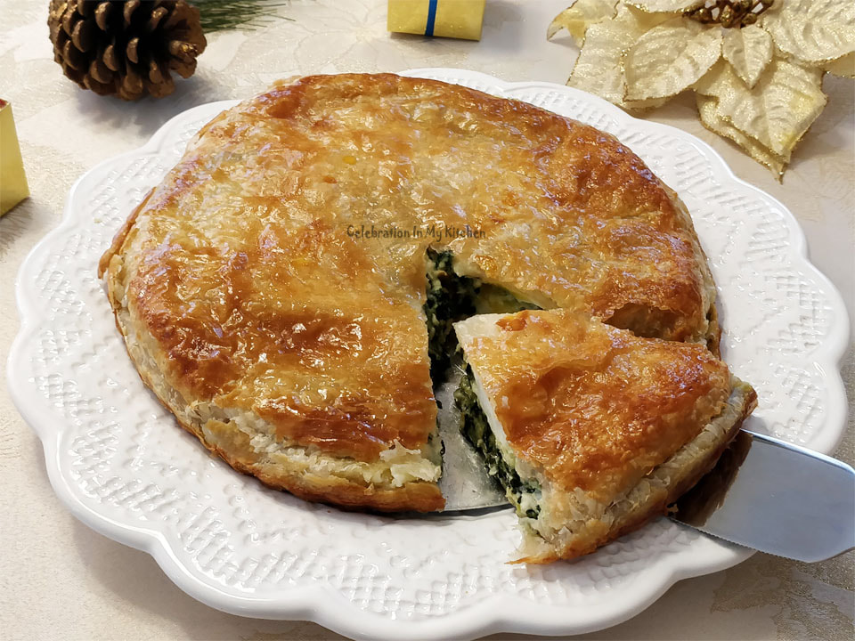Spinach, Feta & Egg Puff Pastry Tart