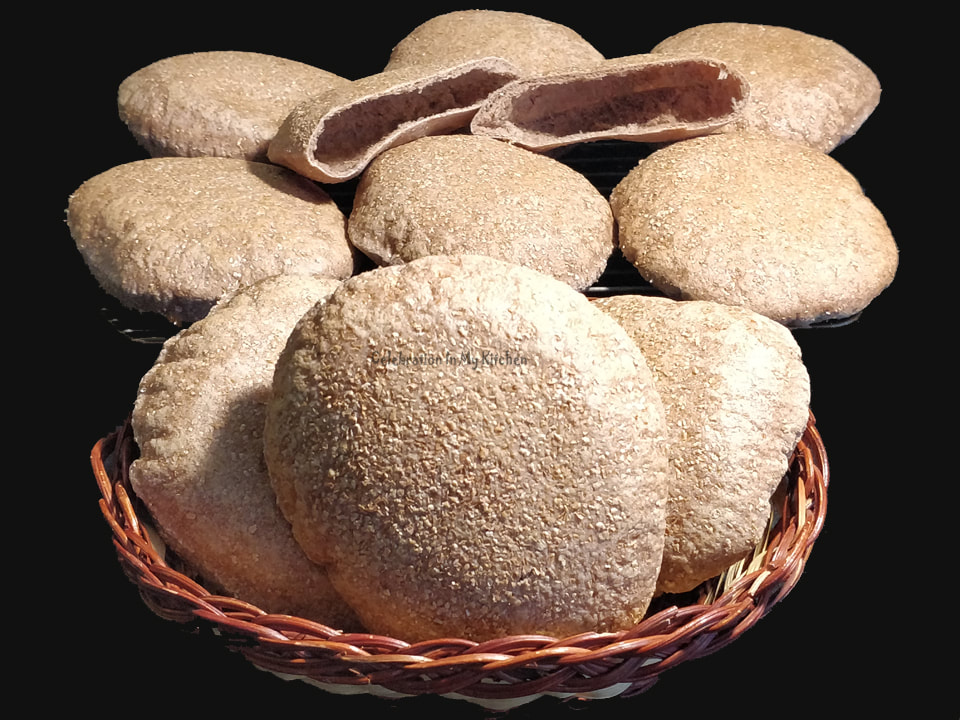 Goan Wheat-Nachne (Ragi/Finger Millet) Poee or Poi